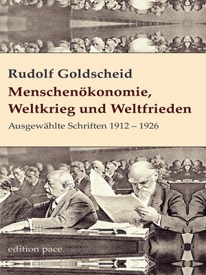 cover image of Menschenökonomie, Weltkrieg und Weltfrieden